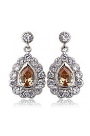 Drop Earrings Couples'/Kid's/Women's Cubic Zirconia Earring Cubic Zirconia