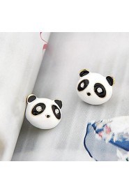 Fashion Lovely Panda Stud Earrings