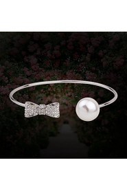 Women's Chain Bracelet Alloy Imitation Pearl / Rhinestone