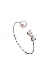 Women's Chain Bracelet Alloy Imitation Pearl / Rhinestone