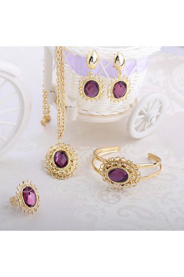 WesternRain Wedding Perfume necklace suit For women jewelry sets