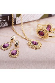 WesternRain Wedding Perfume necklace suit For women jewelry sets