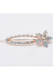 Women Rhinestone/Alloy Headpiece - Special Occasion/Casual High-End Simple Hair Clip
