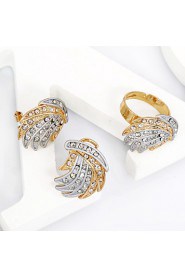 WesternRain Women's Alloy / Rhinestone Jewelry Set Rhinestone