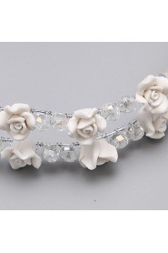 Women/Flower Girl Alloy/Resin Flowers With Wedding/Party Headpiece (More Colors)