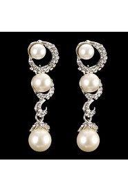 Jewelry Set Women's Anniversary / Wedding / Engagement Jewelry Sets Cubic Zirconia / Imitation Pearl / Alloy Necklaces / Earrings Silver