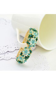 WesternRain Wedding Women's Cuff Bracelet Alloy Rhinestone