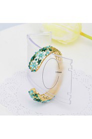 WesternRain Wedding Women's Cuff Bracelet Alloy Rhinestone