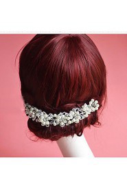 Flashion Charming Wedding Party Bride Flower Handmake White Headband Hair Accessories