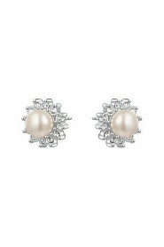 Stud Earrings Women's Imitation Pearl Earring Imitation Pearl