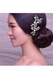 Pearl Hair Flower Bride Hair Wedding Headdress Wedding Accessories One Piece