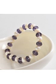 Korean Fashion Pearl Crystal Bracelet Gift Idea