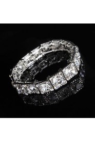 Women's Chain / Round Bangles Bracelet Alloy Rhinestone