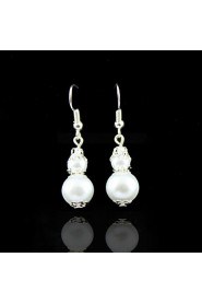 Drop Earrings Women's Alloy Earring Pearl