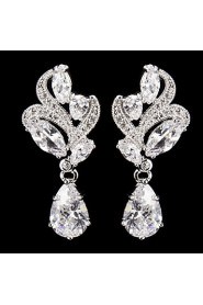 Drop Earrings Women's Cubic Zirconia/Alloy Earring