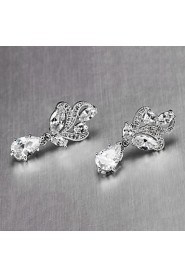 Drop Earrings Women's Cubic Zirconia/Alloy Earring