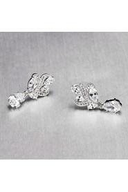 Drop Earrings Women's Cubic Zirconia/Alloy Earring