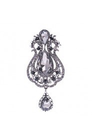 Royal Style Women's Jewelry Rhinestone Flower Brooch Broach Pins (More Colors)