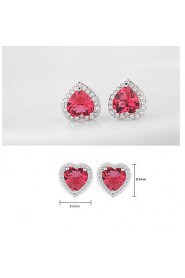 Stud Earrings Women's Cubic Zirconia Earring Cubic Zirconia