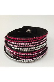 Unisex Chain/Fashion Bracelet Resin Rhinestone