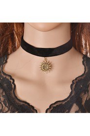 Women's Western Style Fashion Sun Tulle Necklace Party/Causal