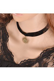 Women's Western Style Fashion Sun Tulle Necklace Party/Causal