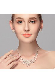 Jewelry Set Women's Anniversary / Wedding / Engagement / Birthday / Gift / Party / Daily / Special Occasion Jewelry Sets PearlImitation