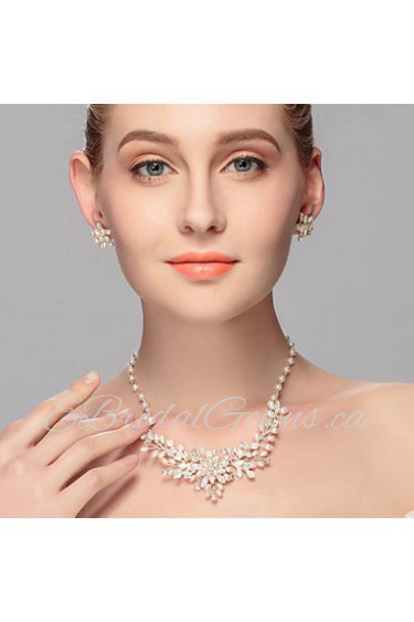 Jewelry Set Women's Anniversary / Wedding / Engagement / Birthday / Gift / Party / Daily / Special Occasion Jewelry Sets PearlImitation