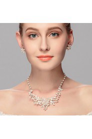 Jewelry Set Women's Anniversary / Wedding / Engagement / Birthday / Gift / Party / Daily / Special Occasion Jewelry Sets PearlImitation