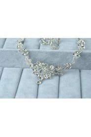 Jewelry Set Women's Anniversary / Wedding / Engagement / Birthday / Gift / Party / Daily / Special Occasion Jewelry Sets Silver / Alloy