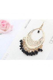 European Style Bohemian Trend Hollow Beads Tassel Earrings(More Colors)