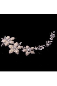 Women Alloy Tiaras With Rhinestone Wedding/Party Headpiece