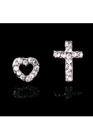 Stud Earrings Women's Alloy Earring Rhinestone