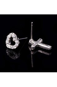 Stud Earrings Women's Alloy Earring Rhinestone