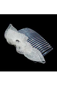 Women's Satin Headpiece-Wedding / Special Occasion / Casual / Outdoor Hair Combs Clear