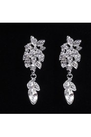 Flower style Women's Cubic Zirconia/Alloy/ Wedding/Party Jewelry Set With