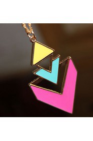 Women's Alloy Candy Necklace