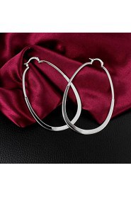 Fashion Design Silver Plated Earring