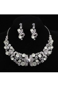 Women's Cubic Zirconia/Alloy/ Wedding/Party Jewelry Set