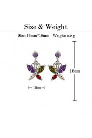 Drop Earrings Couples'/Kid's/Women's Cubic Zirconia Earring Cubic Zirconia