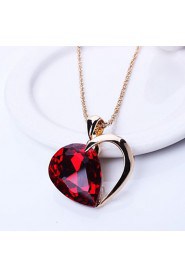 Jewelry Set Women's Party Jewelry Sets Alloy Crystal Necklaces / Earrings Gold