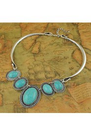 Women's Alloy Necklace Party/Daily Turquoise