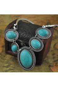 Women's Alloy Necklace Party/Daily Turquoise