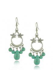 Drop Earrings Women's Alloy Earring Turquoise