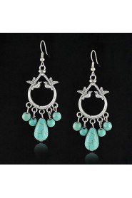 Drop Earrings Women's Alloy Earring Turquoise