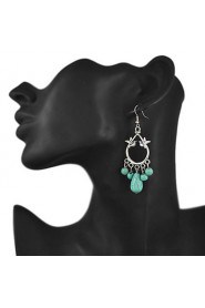 Drop Earrings Women's Alloy Earring Turquoise