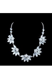 Jewelry Set Women's Anniversary / Wedding / Engagement / Birthday / Gift / Party / Special Occasion Jewelry Sets AlloyRhinestone / Cubic