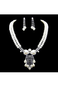 Jewelry Set Women's Anniversary / Wedding / Engagement / Birthday / Gift / Party / Special Occasion Jewelry SetsImitation Pearl /