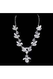 Jewelry Set Women's Anniversary / Wedding / Engagement / Birthday / Gift / Party / Special Occasion Jewelry Sets AlloyRhinestone / Cubic