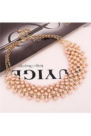 Starry Sky Alloy Collarbone Necklace(4 Color)(1Pc)